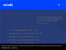 Tablet Screenshot of mindsdesign.it
